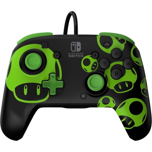 Shiba-Pdp Switch Rematch Filaire Manette 1-Up Glow In The Dark Licence Officiel By Nintendo - Customizable Buttons, Sticks, Trigge[9