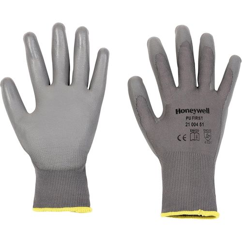 Shiba-Pu First Grey Gants De Manutention Lgre Et Moyenne Pour Usage Gnral, Tricot En Polyamide Gris, Calibre 13, Longueur 25 [8
