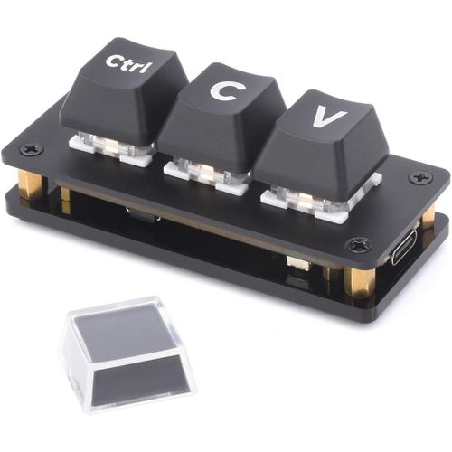 SHIBA-RP2040 3-Key Carte de Dveloppement Ctrl C/V Clavier de Raccourci pour Programmeurs, Adopte RP2040 Microcontrleur, Fonction[6