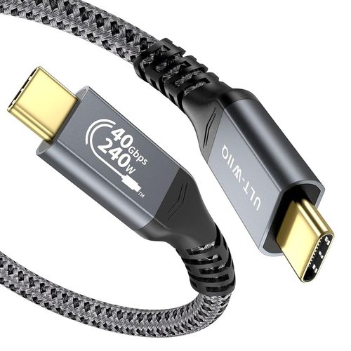 SHILIU-240W 8K USB4 Cble USB C vers USB C Compatible avec Cable Thunderbolt 4/3, Cable USB C vers USB C Charge Rapide & 40Gbps Tra[