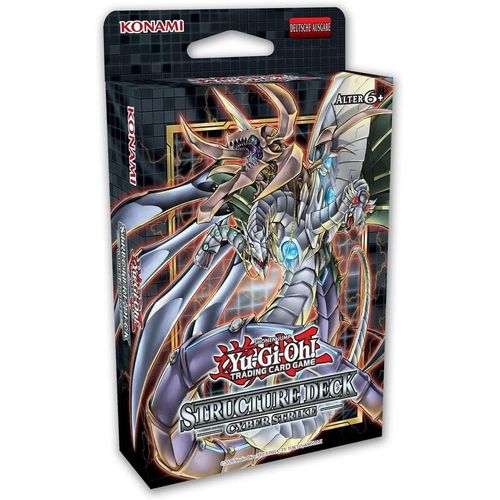 Shiliu-Amigo Verlag- Yu-Gi-Oh Planche De Structure De Jeu De Cartes : Cyber Strike Reprint-dition Allemande, Deck, Multicolore[1812