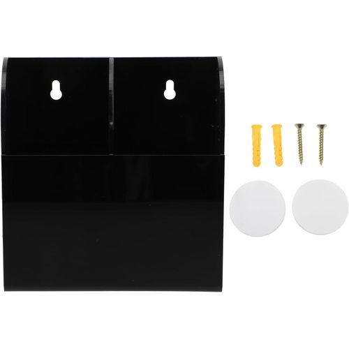 Shiliu-Bote De Rangement Pour Tlcommande En Acrylique - Support Mural Pour Conteneurs - Noir - Support De Tlcommande Pour Cham[