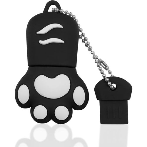 SHILIU-Cl USB 128Go, Cle USB 128 Go Lovely USB 2.0 Flash Drive Cartoon Pattes de Chat Pen Drive Mmoire Stick pour PC, Tablette, C[
