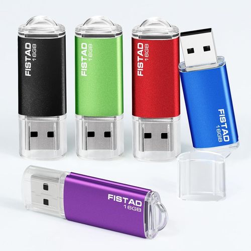 SHILIU-CL USB 16Go, Flash Drive 16Go Pen Drive USB 2.0 Memory Stick 16Go Thumb Drive pour PC, Ordinateur Portable etc (5ps)[618]