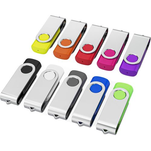 SHILIU-Cle USB 256 Mo Lot de 10,WOOOLKEN Cl USB 2.0 Flash Drive Cls USB Pivotant Stockage Disque Mmoire Stick Pendrive avec 10 C[