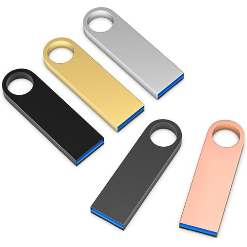 SHILIU-Cl USB 3.0 Mtal 16 Go Lot de 5,Mini Cls USB tanches 16 Go 3.0 pour PC, Ordinateur Portable, Stockage de donnes informat[