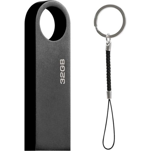 SHILIU-Cl USB 32 Go, Mini Clef USB 32 GB USB 2.0 Flash Drive Memory Stick Cle USB 32 giga avec Crochet pour Ordinateur Portable/PC[