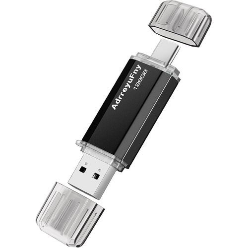 SHILIU-Cl USB C 128Go, Pen Drive 128Go OTG 2 en 1 Type C Flash Drive USB 2.0 Clef USB Mmoire Stick pour PC, Tablette, Smartphone [