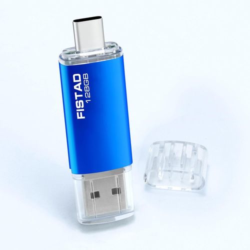 SHILIU-Cl USB C, cl USB 128 Go, 2 en 1 OTG 128 Go, USB 2.0, cl USB 2.0, cl USB type C, Thumb Drive Flash Drive pour smartphones[