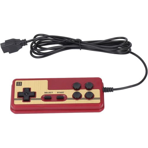 Shiliu-Console De Jeux Rtro, 8 Bit 9 Pins Dmarrage Continu Manette De Jeu Vido Filaire Cble De 1m Rtro Classique Manette De Je[