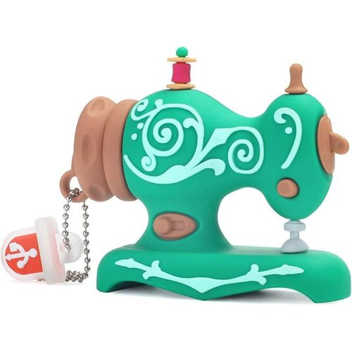 SHILIU-LEIZHAN Cl USB 16Go,Flash Drive USB 2.0 Dessin Anim Animal Machine  Coudre Pendrive Mignon Idal Cadeau pour Enfant Silic[