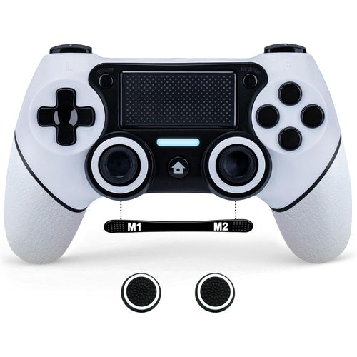 Shiliu-Manette Sans Fil Compatible Pour Ps4/Pro/Slim, Gamer Manette Compatible Avec Ps4/Pc, Bluetooth Manette Avec Vibration Foncti[