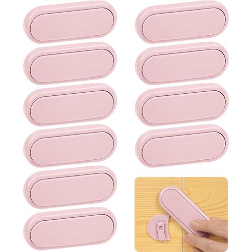 Shiliu-Scurit Enfant Portes,10 Pices Verrou Scurit Bebe De Placard, Loquets De Scurit Pour Bb, Bloque Porte Bb Verrouill[
