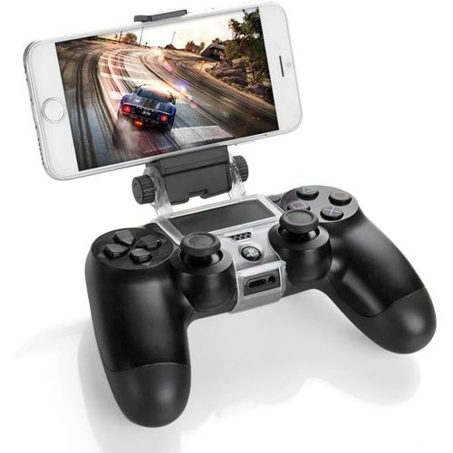 Shiliu-: Support Universel Smartphone, Telephone, Mobile Compatible Avec Manette Sans Fil Sony Dualshock Ps4, Ps4 Slim, Ps4 Pro (Ma[