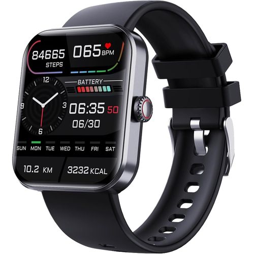 Shirem Track Pro 2.0 Smartwatch  Noir-A  Traqueur D'activit Multifonction Avec Moniteur De Frquence Cardiaque, Moniteur De Sommeil Et 14 Modes De Sport