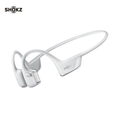 SHOKZ OpenRun Pro 2 casque sportif  Conduction osseuse, couteurs sans fil  oreille ouverte avec Bluetooth 5.3, micros anti-bruit, IP55 tanche, 12h de jeu pour courir, Charge rapide USB-C, argent