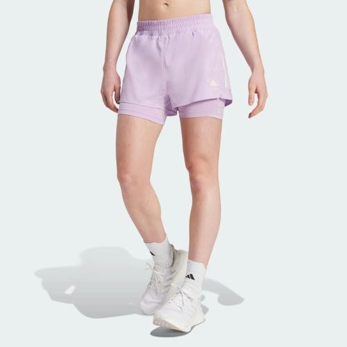 Short 2 En 1 Own The Run Climacool Adidas - Powder Plum - Xs