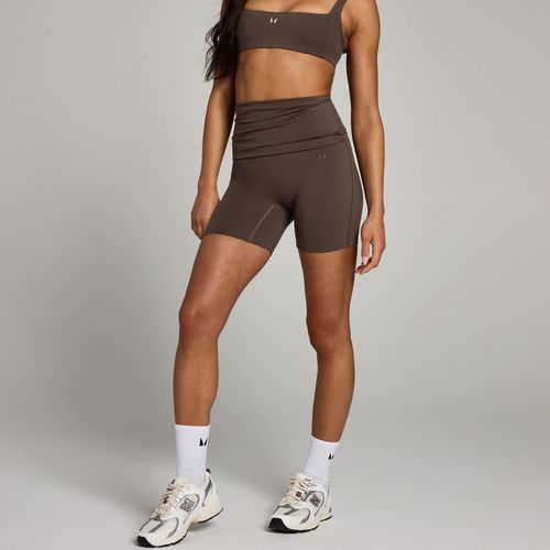 Short  Ceinture Rabattable Mp Studio Pour Femmes  Chocolat - Xl