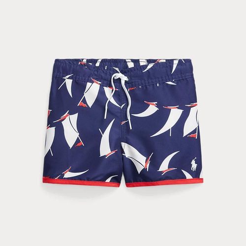 Short De Bain  Motif Voilier