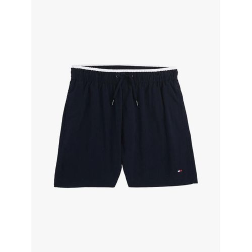 Short De Bain Mi-Long Medium Drawstring/Navy Blue - 10-12