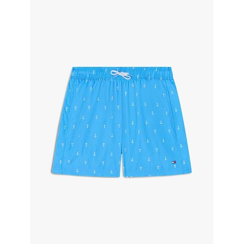 Short De Bain Mi-Long  Motif Medium Drawstring Prt/Anchor Blue Spell - 12-14