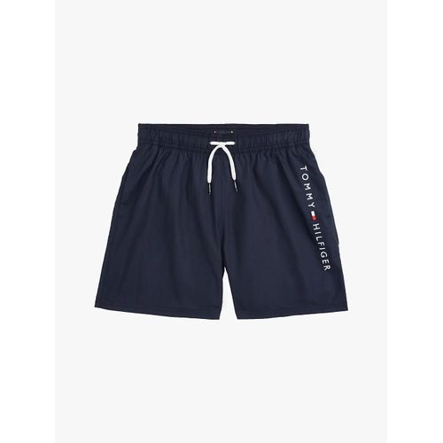 Short De Bain Mi-Long Original Medium Drawstring/Navy Blue - 14-16