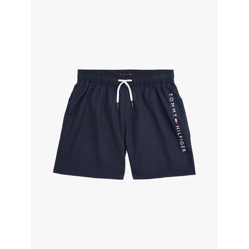 Short De Bain Mi-Long Original Medium Drawstring/Navy Blue - 12-14