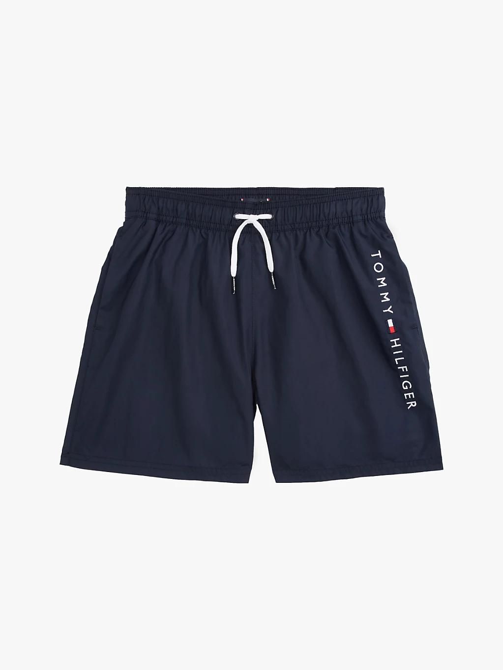 Short De Bain Mi-Long Original Medium Drawstring/Navy Blue - 10-12