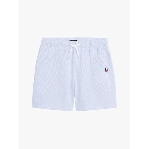 Short De Bain Mi-Long Original Rayures Ithaca Medium Drawstring Ithaca/Ithaca White Sweet Blue - 14-16