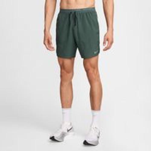 Short De Running Avec Sous-Short Intgr 18 Cm Dri-Fit Nike Stride Pour Homme - Vert