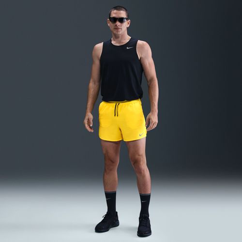Short De Running Avec Sous-Short Intgr Dri-Fit Nike Stride 13 Cm Pour Homme - Jaune - S