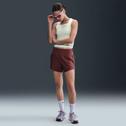 Short De Running Avec Sous-Short Intgr Dri-Fit Nike Trail Pour Femme - Marron - L (Fr 46-48)