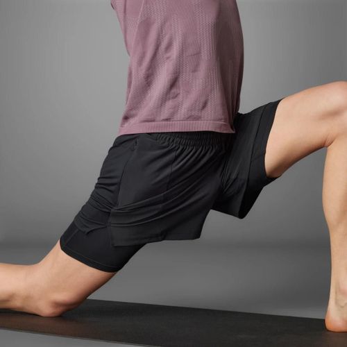 Short Deux-En-Un Designed For Training Yoga Training Adidas Performance Kln51 - S