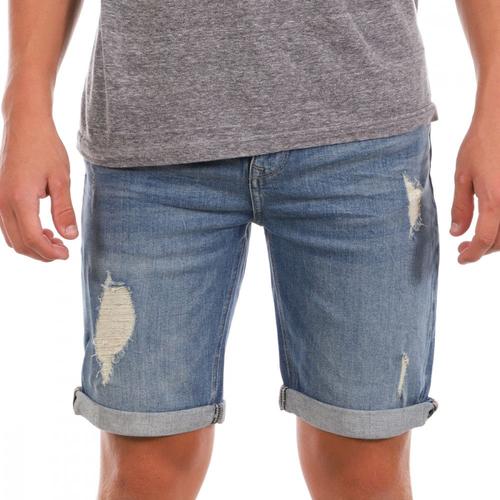 Short En Jeans Bleu Homme Paname Brothers Bony