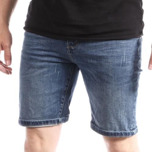 Short En Jeans Bleu Homme Paname Brothers Bradley