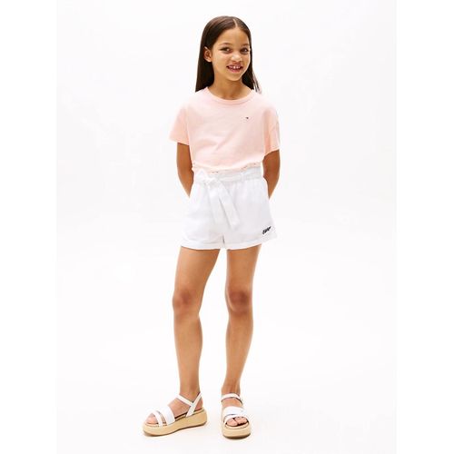 Short En Lin Mlang Linen Pull On Short/White - 152 Cm