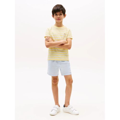 Short En Lin Mlang  Cordon Linen Viscose Short/Sky Blue - 110 Cm
