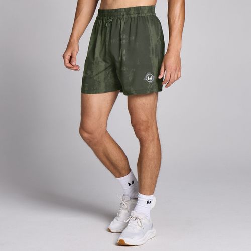 Short En Maille Filet Avec Entrejambe De 13 Cm Mp Tempo Pour Hommes  Olive Fonc - S