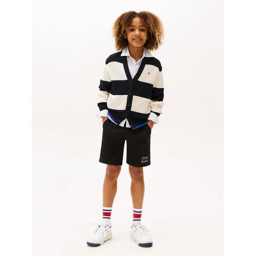 Short En Molleton  Logo Tommy Flag Hilfiger Sweatshort/Black - 176 Cm