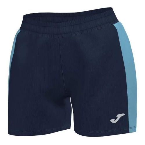 Short Femme Joma Maxi - Bleu Marine/Turquoise/Vert Fluo - 8/10 Ans
