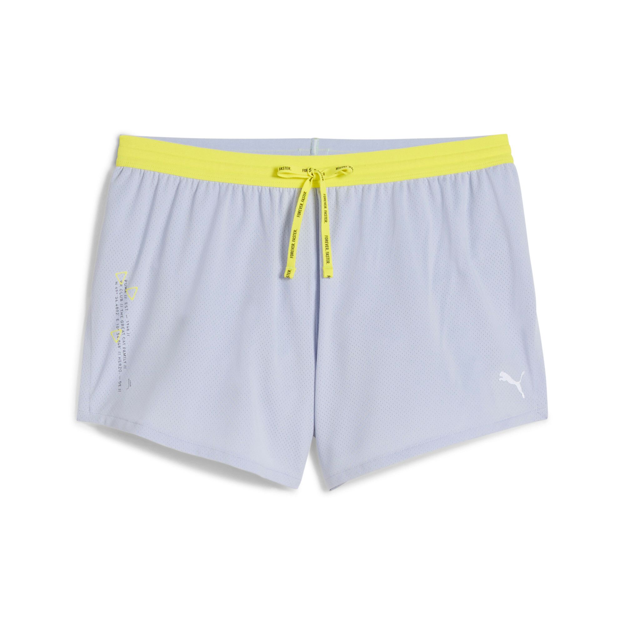 Short De Running Fendu En Maille 3
