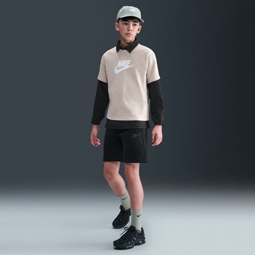 Short Nike Sportswear Tech Fleece Pour Garon Plus g - Noir