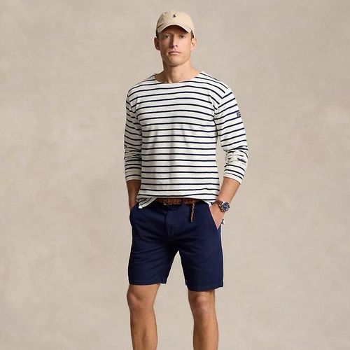 Short Classique En Lin Et Coton 21,6 Cm