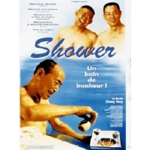 Shower / Xizao - Affiche Originale De Cinma - Format 40x60 Cm - Un Film De Zhang Yang Avec Zhu Xu, Pu Cun Xin, Jiang Wu, He Zheng, Zhang Jin Hao, Lao Lin, Lao Wu - Anne 2000