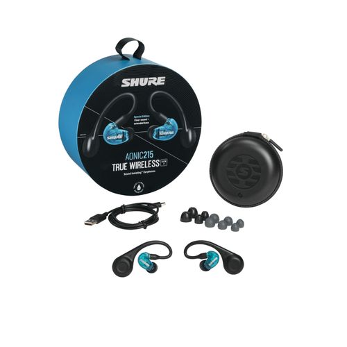 Shure Earphones SE21DYBL+TW2-EFS Ecouteurs True Wireless Sound Isolating de 2e gnration Bleu