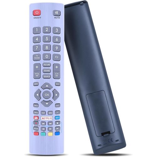 SHW/RMC/0115 Tlcommande de Rechange pour Sharp Aquos UHD 4K Freeview TV LC-40UI7352E LC-43CFG6002E LC-49CFG6001K LC-50UI7422E LC-40UI7552K LC-43CFG6001K LC-43FG5242E LC-49CFGV. LC-46001E