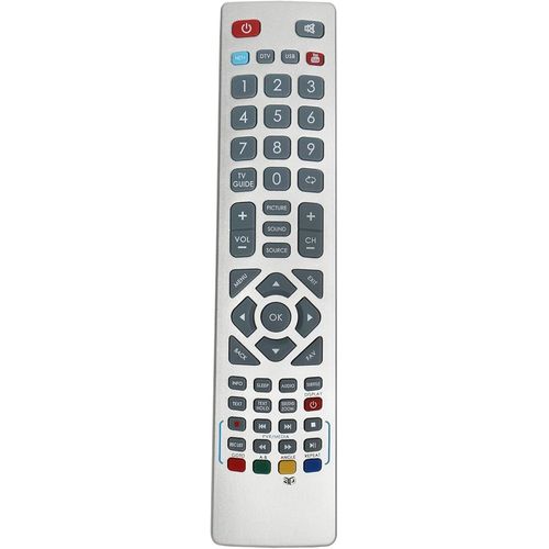 SHWRMC0102 DH-1600 Tlcommande de Remplacement Compatible avec Sharp Smart TV LC-32 E6131K LC-49 E6032K LC-50 E6131K LC-32CHE6131K LC-40 E6131K LC-43 E6131K LC-49 E6031K LC-32CHE6241E