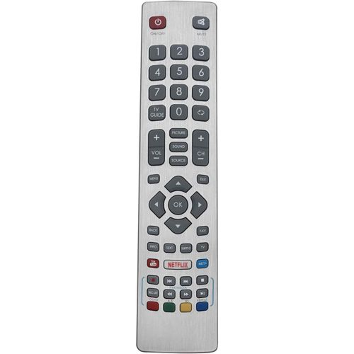 SHWRMC0115 New Tlcommande de Remplacement Compatible avec Sharp TV LC-70UI9362K LC-65UI7352K LC-60UI9362K LC-43UI7352K LC-40UI7552K