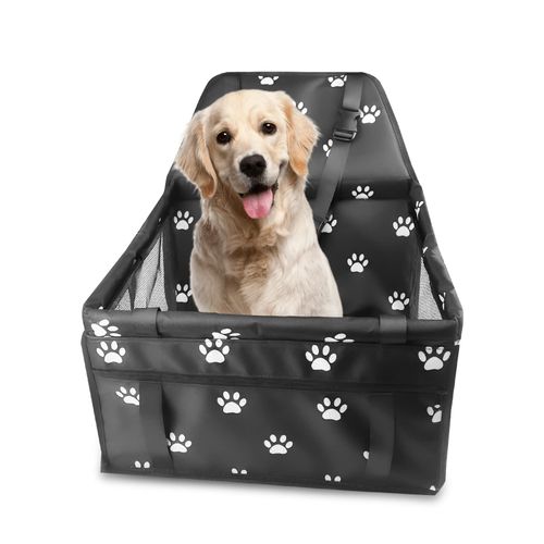 Sige Auto Pour Chien, Transport Chien Voiture Avec Ceinture De Scurit Siege Auto Chien Avec Tige De Support De Nivellement, Sac Transport Chien Voiture Pliable Hydrofuge 403425cm