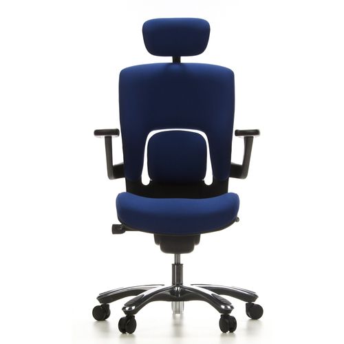 Sige De Bureau / Sige Pivotant Vapor Lux, Tissu Bleu Hjh Office